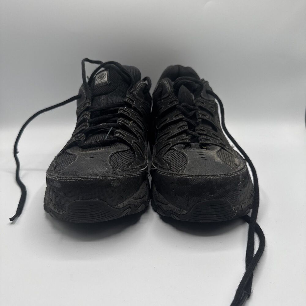 Skechers Men's Work Shoe Relaxed Fit: Cankton Steel Toe Athletic Shoes Size 11.5